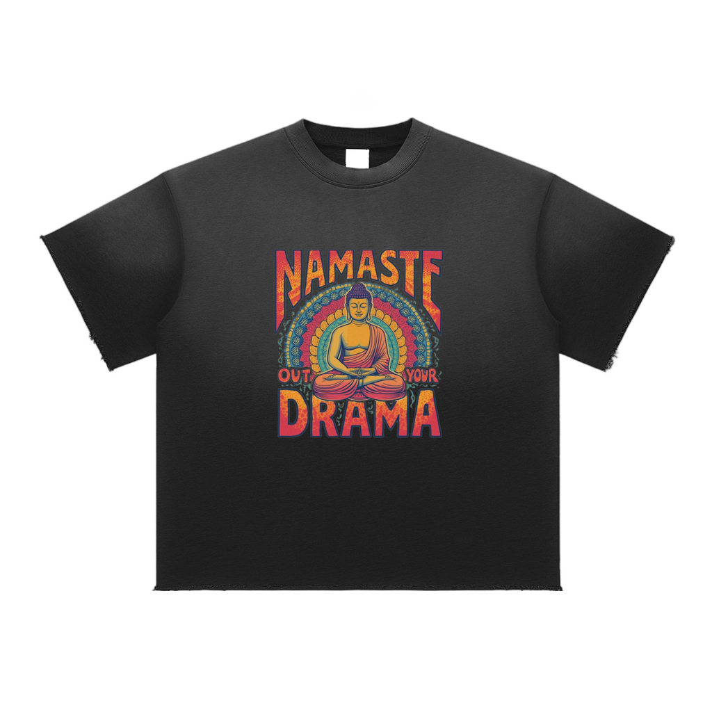 No Drama Sun Fade Raw Edge