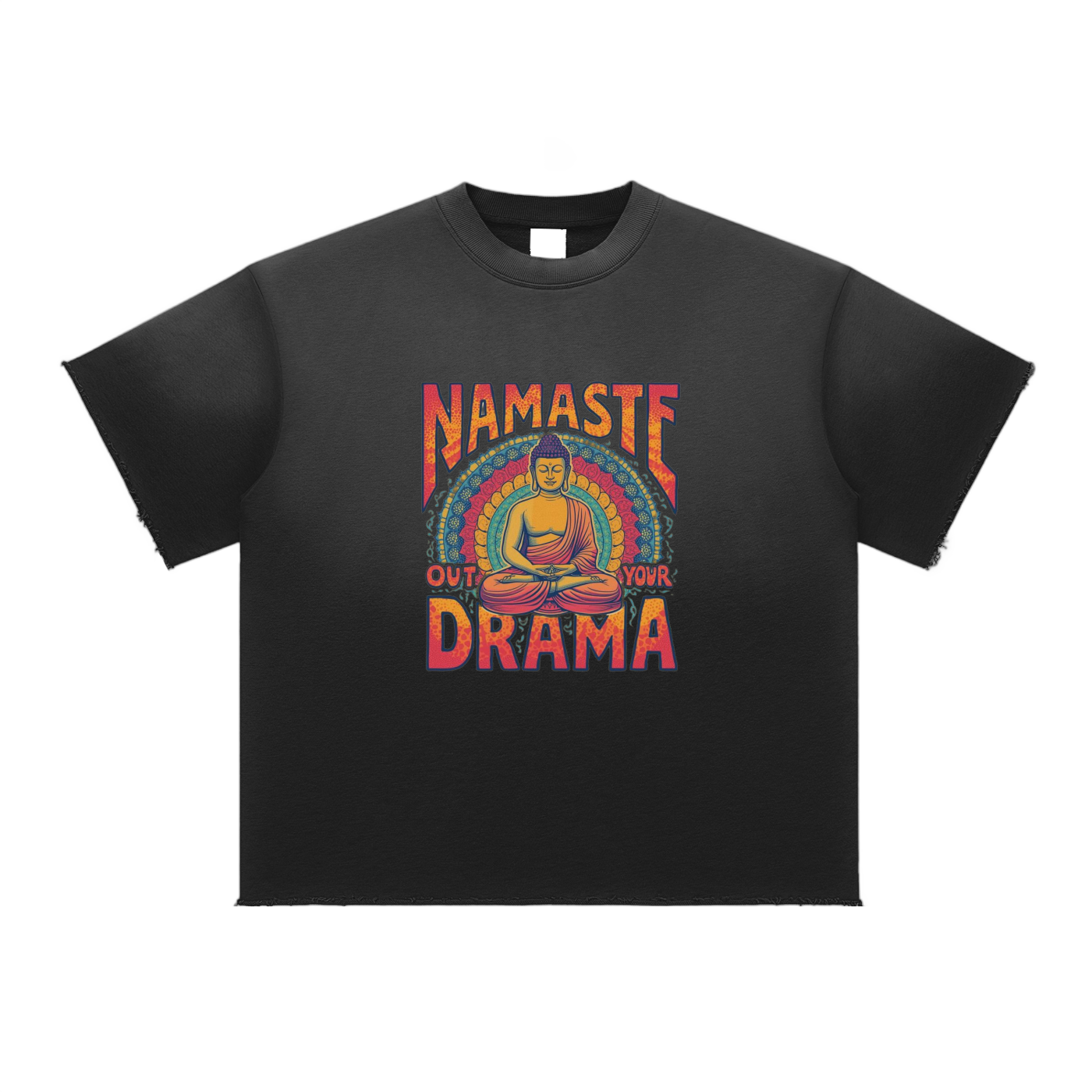 No Drama Sun Fade Raw Edge